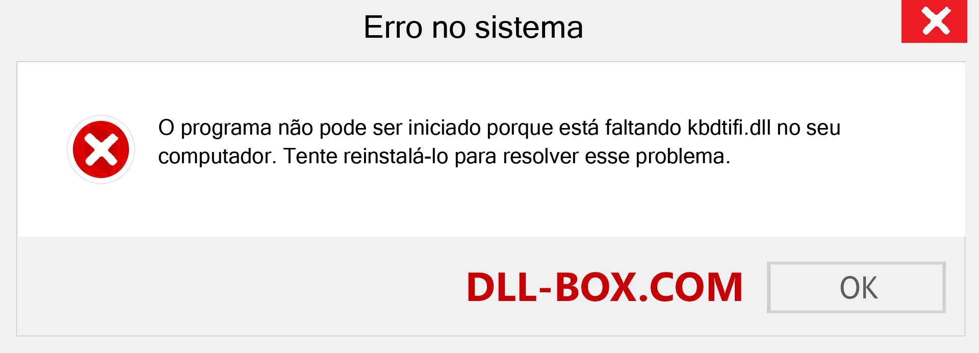 Arquivo kbdtifi.dll ausente ?. Download para Windows 7, 8, 10 - Correção de erro ausente kbdtifi dll no Windows, fotos, imagens